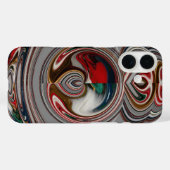 Mooie Christmas Hearts Vakantie Seizoen Kleuren Case-Mate iPhone Case (Achterkant (horizontaal))