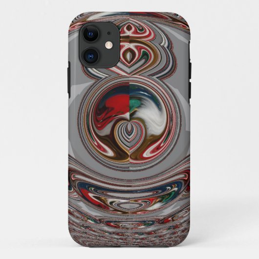 Mooie Christmas Hearts Vakantie Seizoen Kleuren Case-Mate iPhone Case (Achterkant)