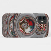 Mooie Christmas Hearts Vakantie Seizoen Kleuren Case-Mate iPhone Case (Achterkant (horizontaal))