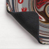 Mooie Christmas Hearts Vakantie Seizoen Kleuren Muismat (Hoek)