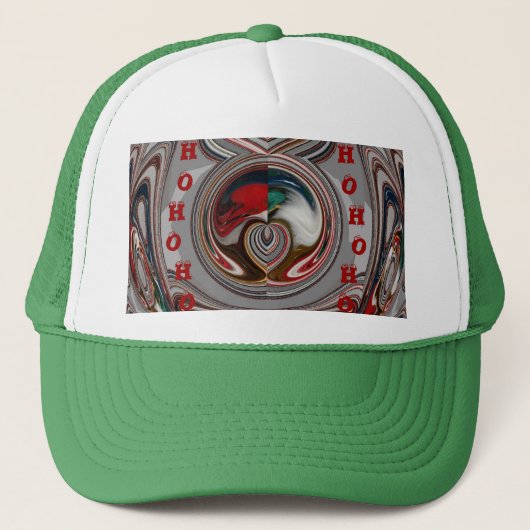 Mooie Christmas Hearts Vakantie Seizoen Kleuren Trucker Pet (Voorkant)