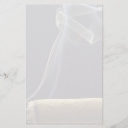 Mooie Cigar met rook Briefpapier (Voorkant)
