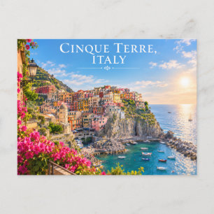 Mooie Cinque Terre-ansichtkaart Briefkaart