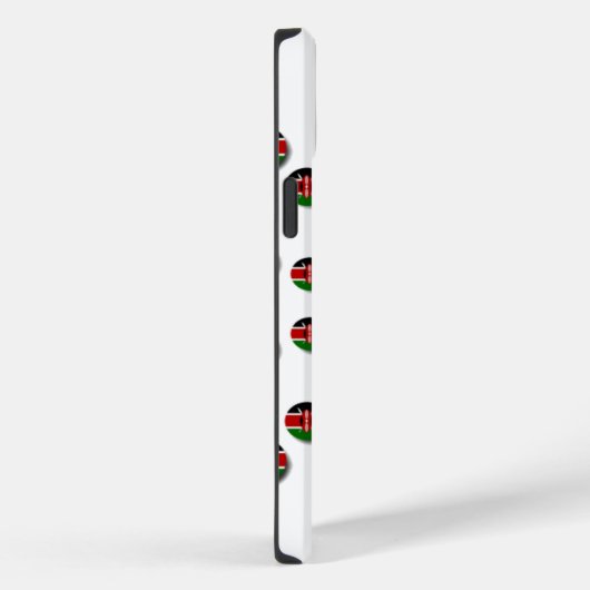 Mooie cirkelvormige Keniaanse vlag: een radiaal on Case-Mate iPhone Case (Achterkant / Rechts)