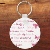 Mooie citaten sleutelhanger (Voorkant)