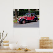 Mooie Citroen 2CV Charleston Poster (Keuken)