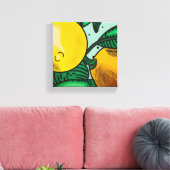 Mooie citroenen Canvasprint Canvas Afdruk (Insitu (Woonkamer))