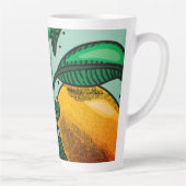 Mooie Citroenen Oven Mitt en Pot Houders Latte Mok (Rechts)
