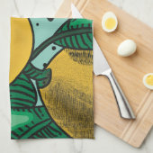 Mooie Citroenen Oven Mitt en Pot Houders Theedoek (Quarter Fold)