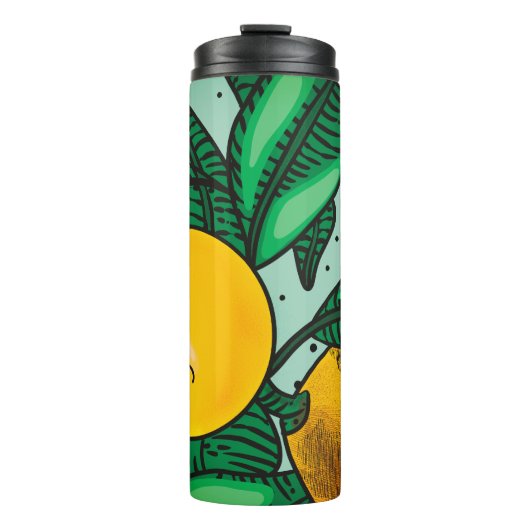 Mooie Citroenen Oven Mitt en Pot Houders Thermosbeker (Voorkant)