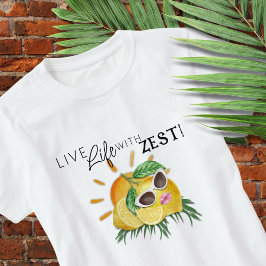 Mooie citroenschil T-shirt