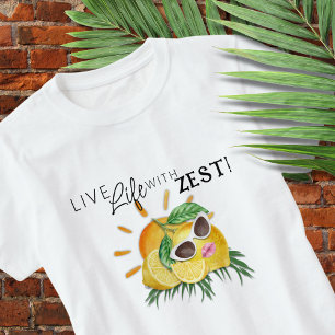 Mooie citroenschil T-shirt