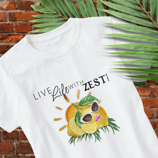 Mooie citroenschil T-shirt