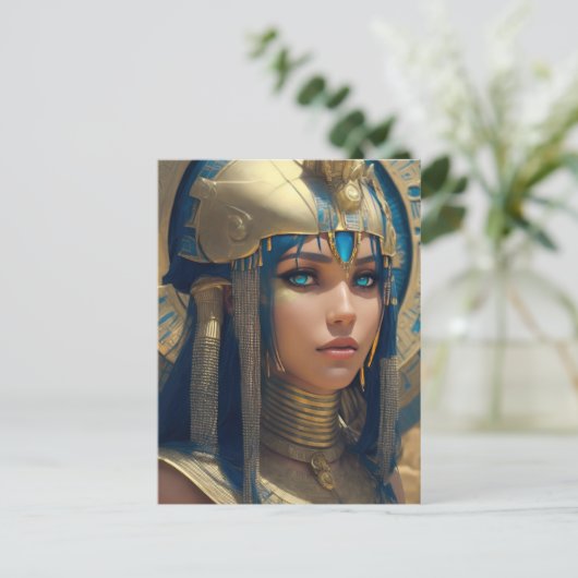 Mooie Cleopatra Briefkaart (Staand voorkant)