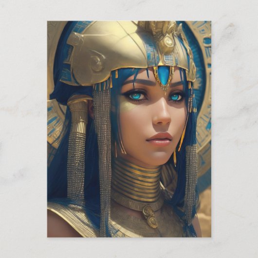 Mooie Cleopatra Briefkaart (Voorkant)