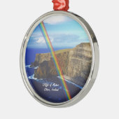 Mooie cliffs van het Moher Design #2 Metalen Ornament (Links)