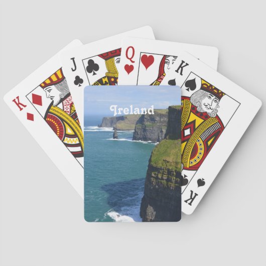 Mooie Cliffs van Moher Pokerkaarten (Achterkant)