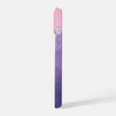 Mooie Cloud Telefoon Case (Roze/Paarse) iPhone 15 Case (Linkerkant)