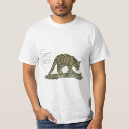 Mooie Clouded Leopard aquarellen T-shirt