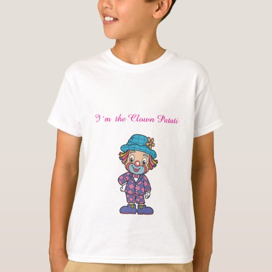 Mooie Clown T-Shirt (Voorkant)