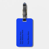 Mooie Clownvis Bagagelabel (Achterkant verticaal)