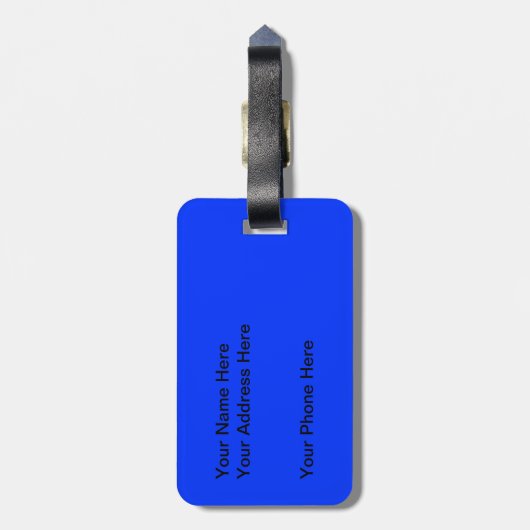 Mooie Clownvis Bagagelabel (Achterkant verticaal)