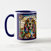 Mooie Cocker Spaniel Regenboog Mok (Links)