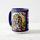 Mooie Cocker Spaniel Regenboog Mok (Voorkant links)