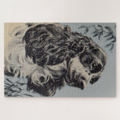 mooie cockerspaniel legpuzzel (Horizontaal)