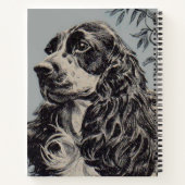 mooie cockerspaniel notitieboek (Achterkant)