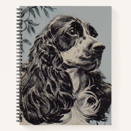 mooie cockerspaniel notitieboek (Voorkant)