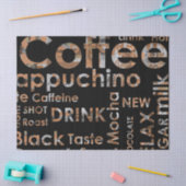 Mooie Coffee Espresso Cappucino Kitchen Drink Tissuepapier (Craft)