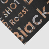 Mooie Coffee Espresso Cappucino Kitchen Drink Tissuepapier (Detail)