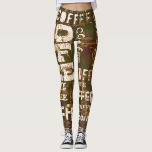 Mooie Coffee Espresso-Leggings Leggings