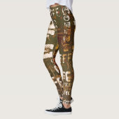 Mooie Coffee Espresso-Leggings Leggings (Links)