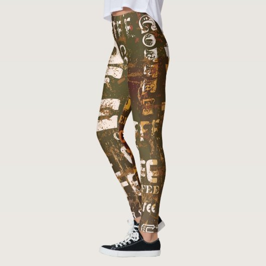 Mooie Coffee Espresso-Leggings Leggings (Links)