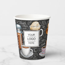 Mooie Coffee-winkelbekertjes voor eigen Logo