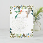 Mooie COLIBRIS Stel Bruiloft (Staand voorkant)