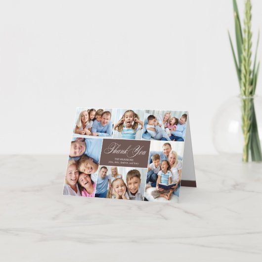 Mooie collage dank u kaarten (Voorkant)