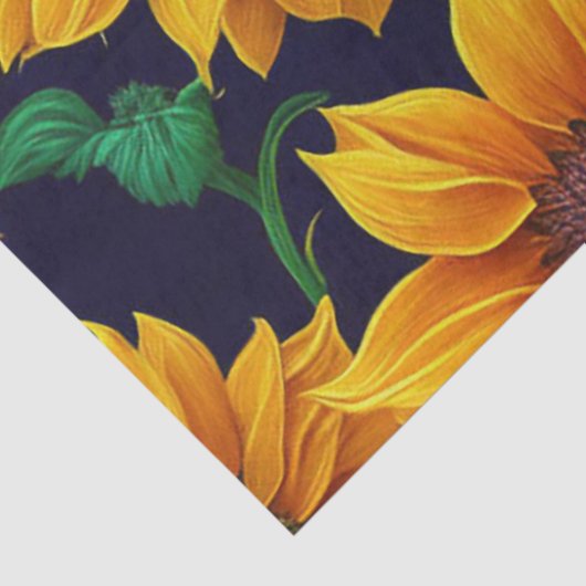 Mooie Collectie voor zonnebloemen Tissuepapier (Detail)