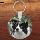 Mooie Collie Hond Sleutelhanger (Voorkant)