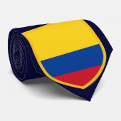 Mooie Colombiaanse vlag Stropdas (Opgerold)