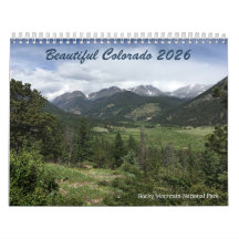 Mooie Colorado 12-Maands 2026 Kalender
