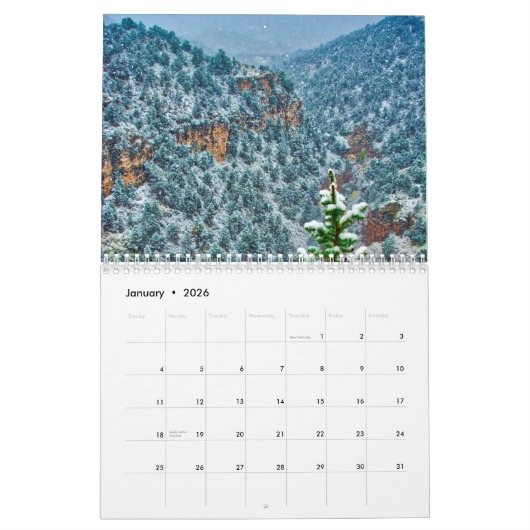 Mooie Colorado Kalender (Jan 2026)