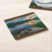 Mooie Colorado Landschap Coaster Set Kartonnen Onderzetters (Schuin)