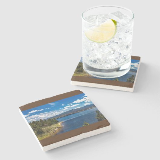 Mooie Colorado Scenery Stone Onderzetter (Zijkant)