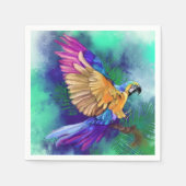 Mooie Colorful Parrot Napkins Servet (Voorkant)