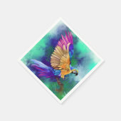 Mooie Colorful Parrot Napkins Servet (Hoek)