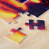 Mooie Colorful Rhinos Kerstmis Legpuzzel (Zijkant)