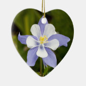 Mooie Columbine Keramisch Ornament (Rechts)